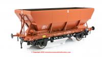 7F-047-003 Dapol HBA Coal Hooper Wagon number 360114 - Railfreight Brown